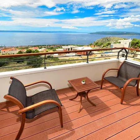 View A Luxury In Makarska, Heated Private Pool, Jacuzzi, Gym 마카르스카